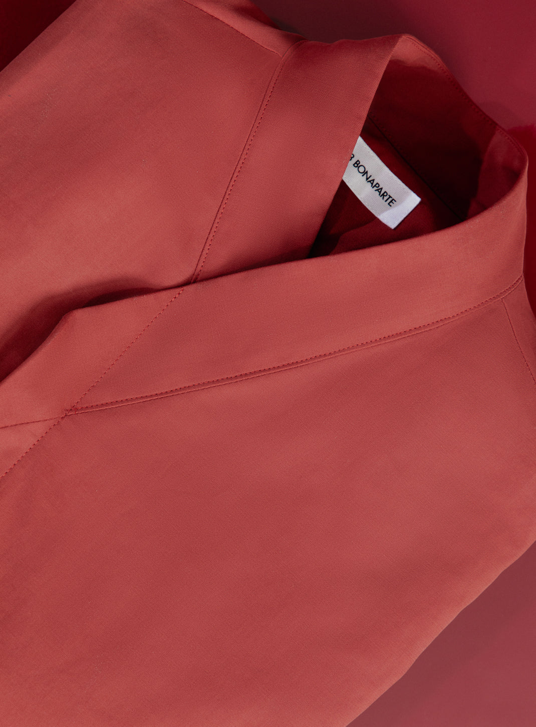 Bomber Kimono en Microfibre Rouge Brique
