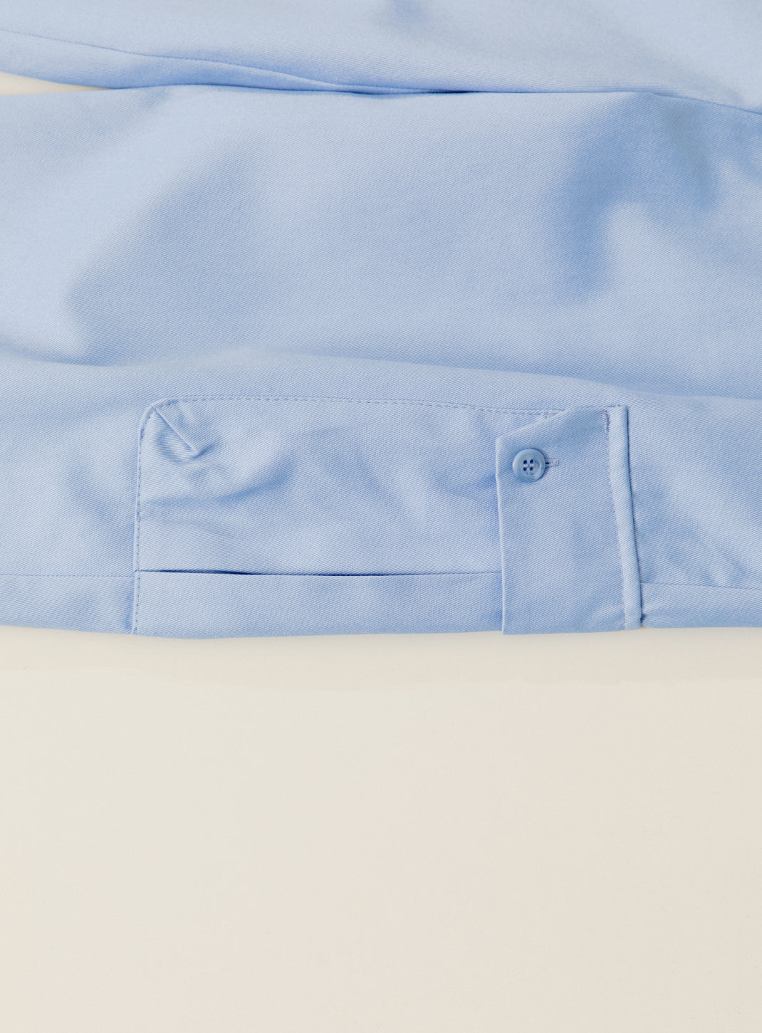 Pantalon Cargo en Gabardine de Coton Bleu Ciel