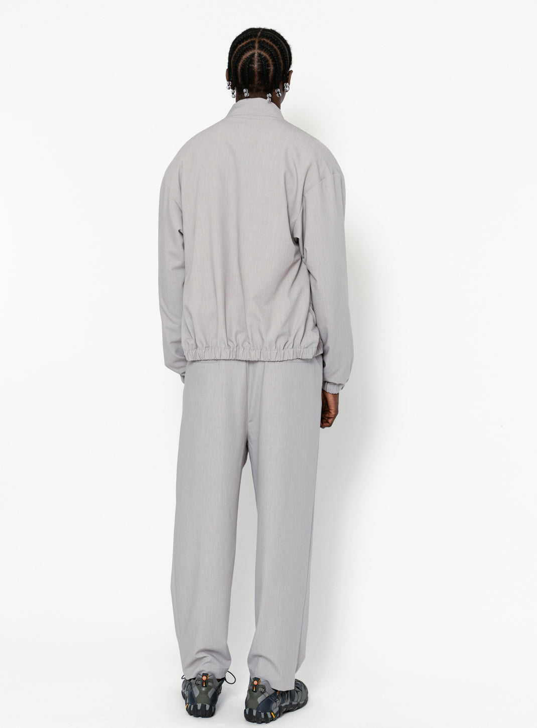 Bomber Kimono en Serge Grège