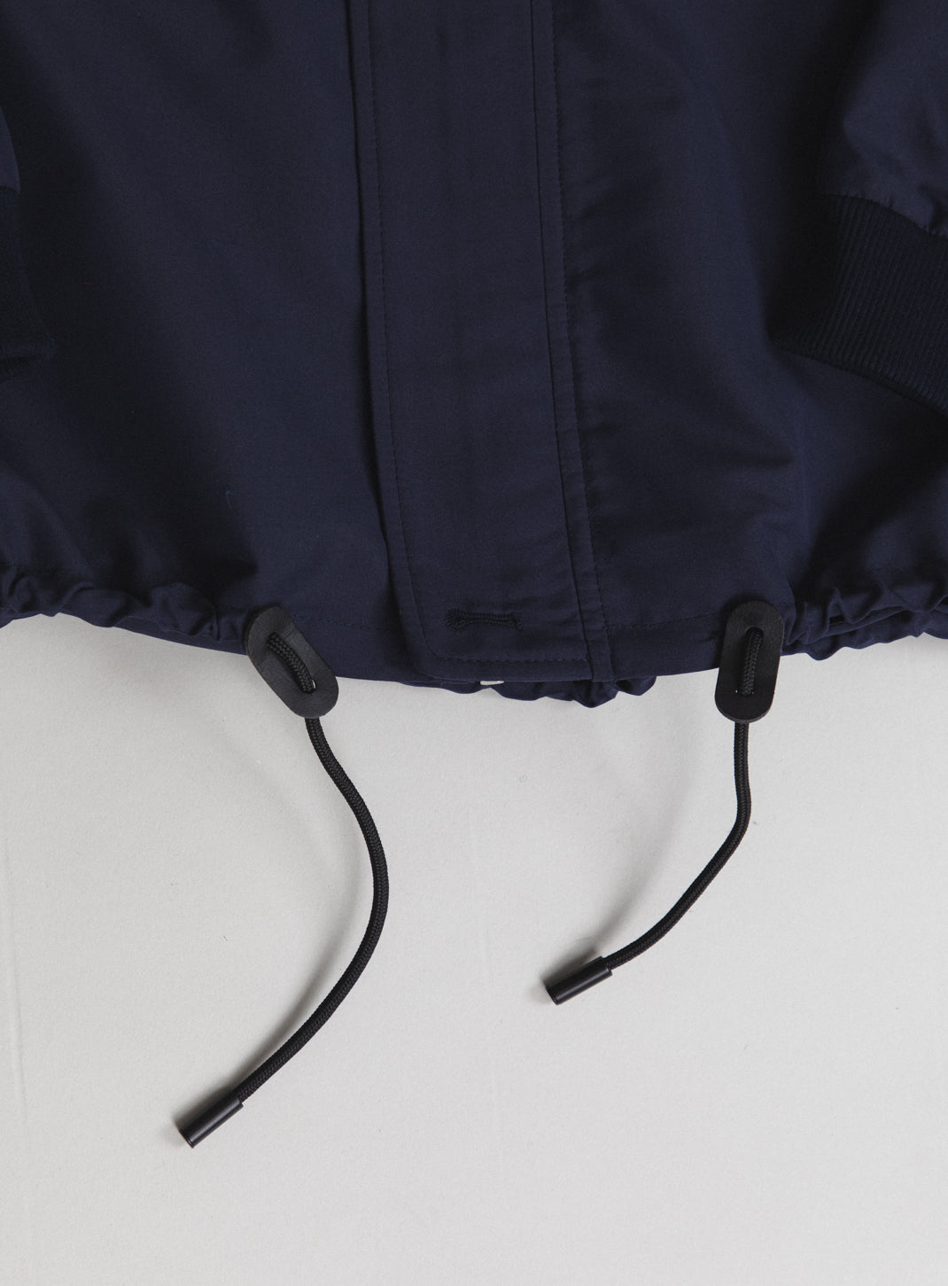 Parka Sport Légère en Microfibre Technique Bleu Marine