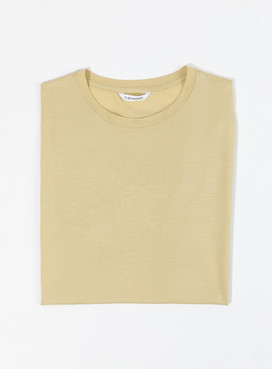 T-Shirt à Manches Courtes en Eucalyptus & Coton Gingembre