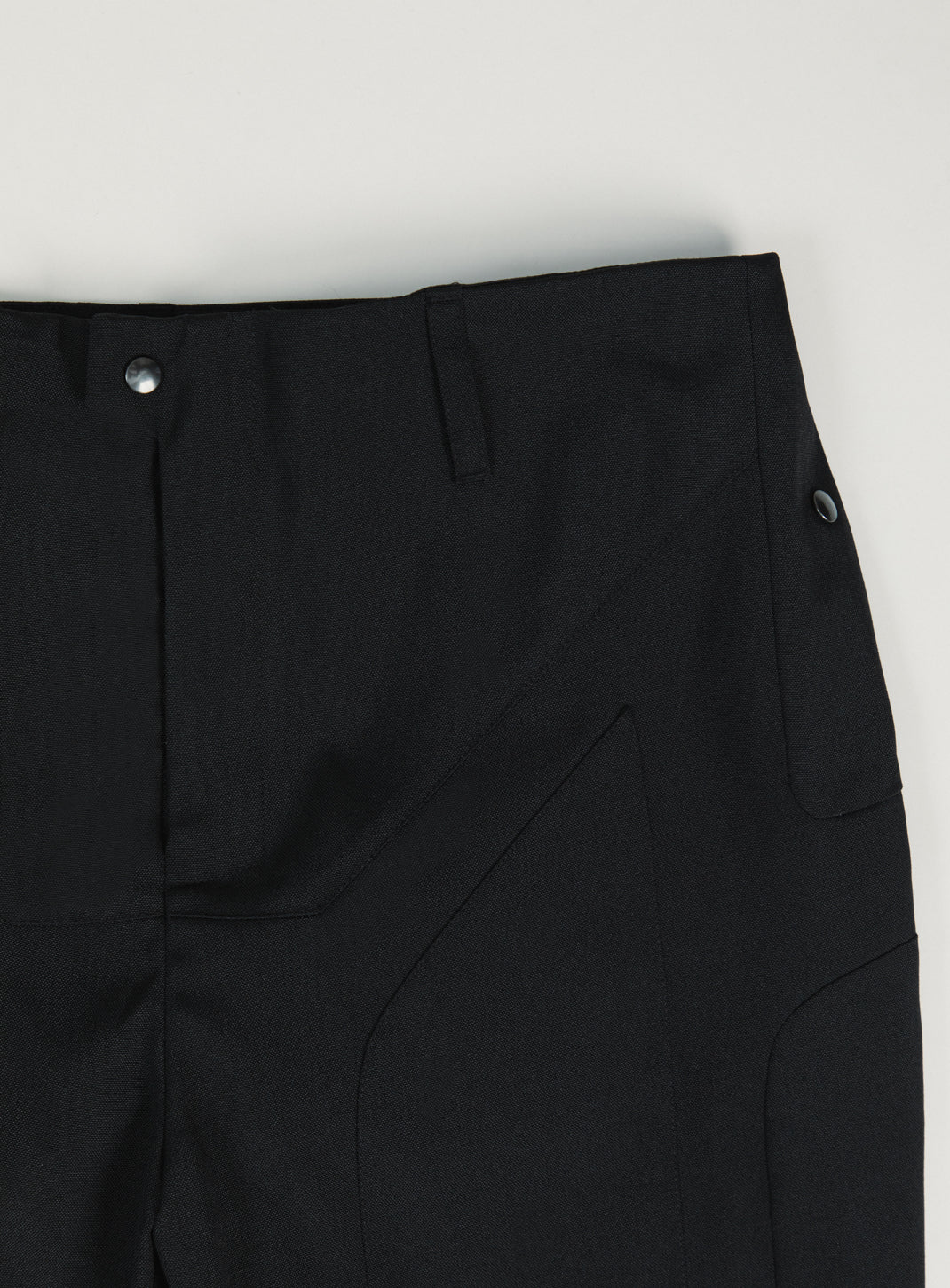Pantalon Bionic en Nylon Grainé Noir