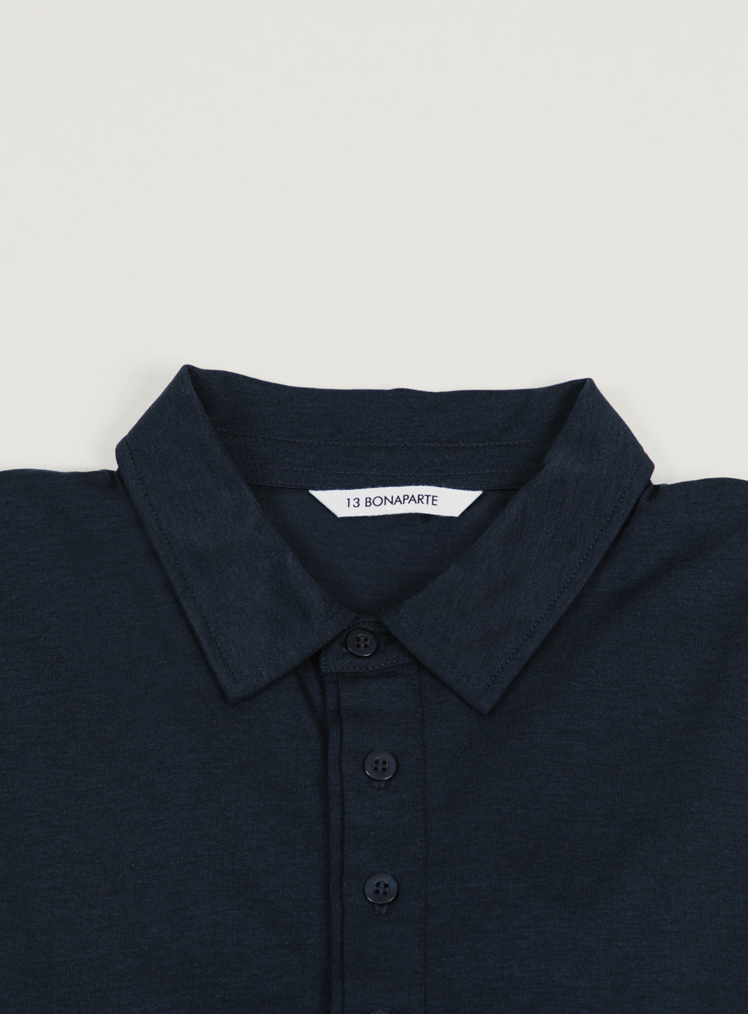 Chemise à manches courtes à pattes plissées, bleu marine Eucalyptus & Cotton