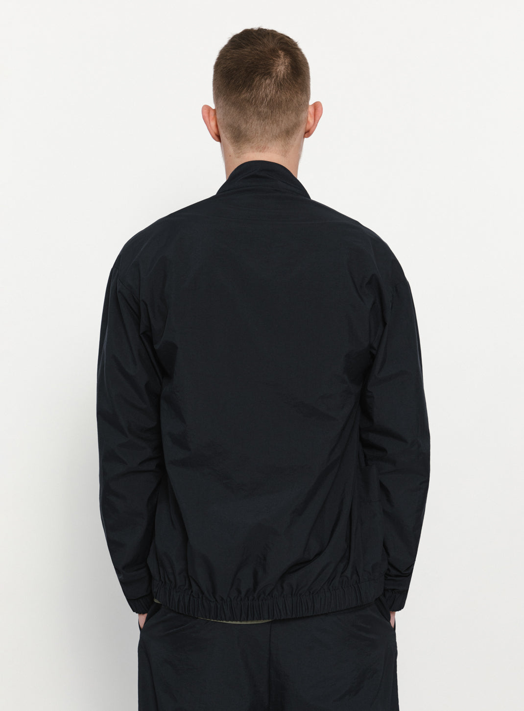 Bomber Kimono en Tactel Bleu Marine