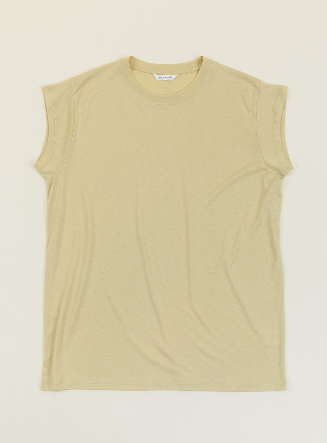 Sleeveless T-Shirt in Ginger Eucalyptus & Cotton