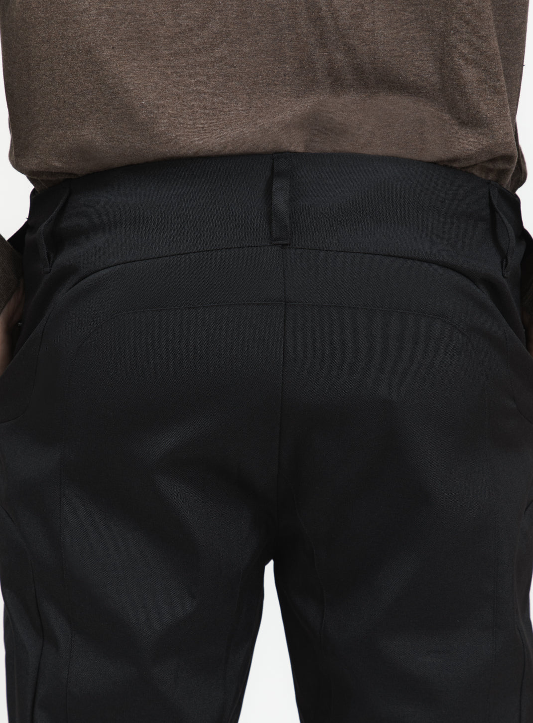 Bionic Pants in Black Grained Nylon