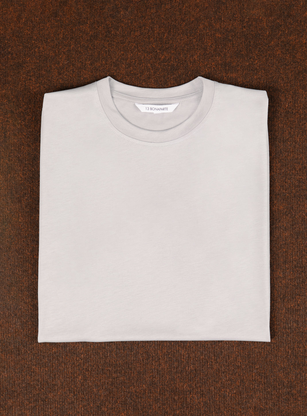 Short Sleeve T-Shirt in Pearl Grey Eucalyptus & Cotton