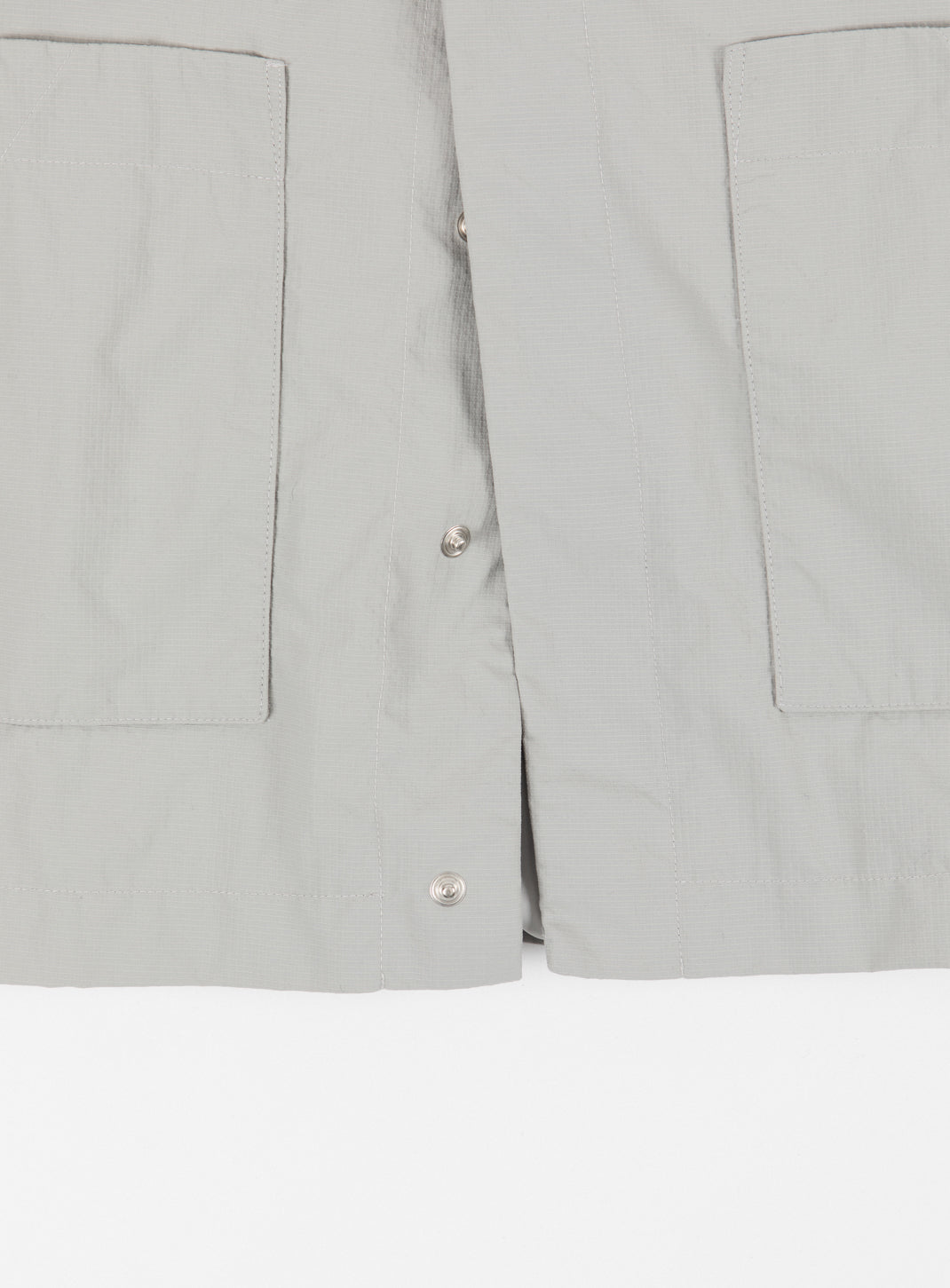Safari Jacket in Pearl Grey Ripstop