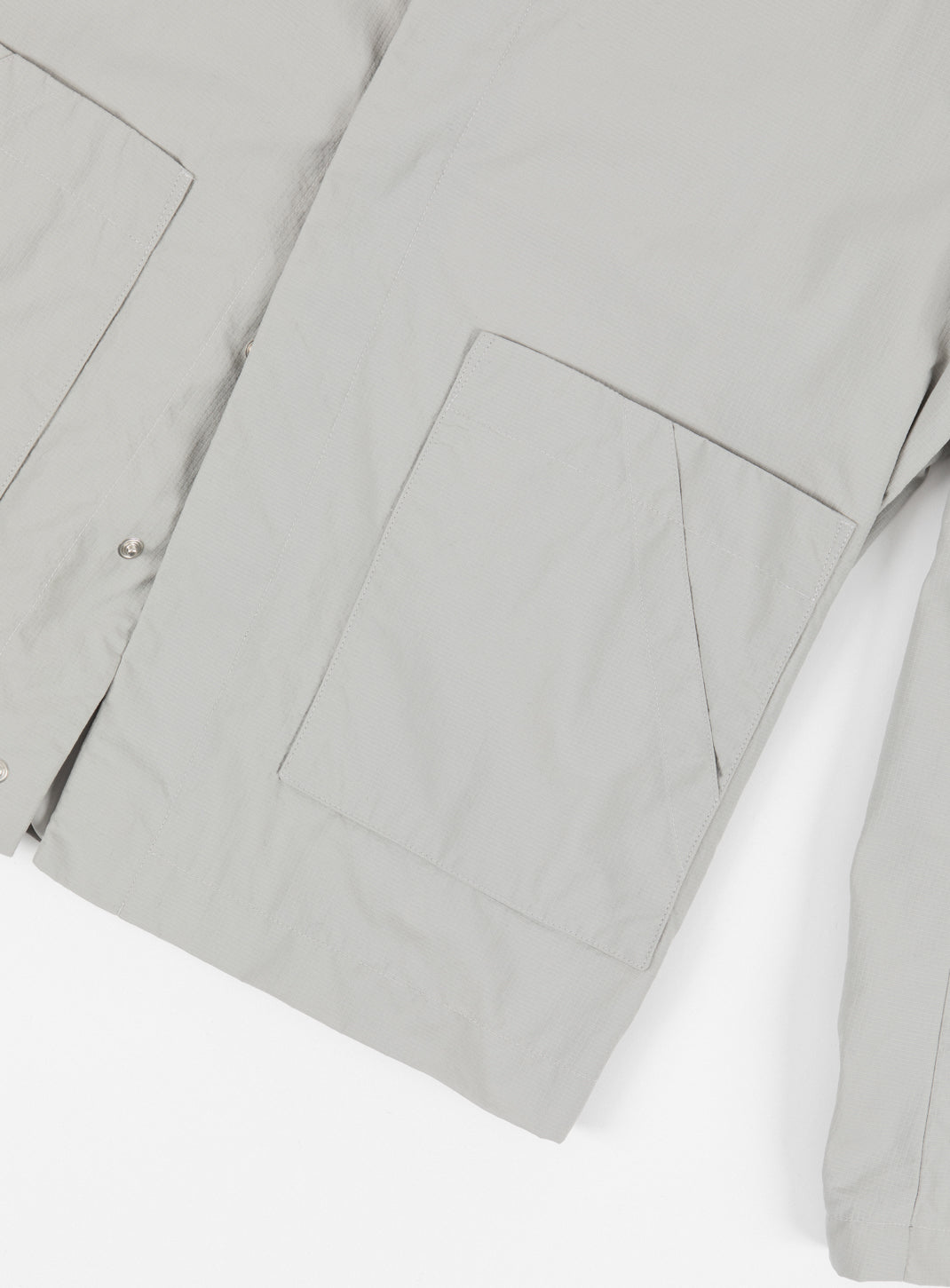 Safari Jacket in Pearl Grey Ripstop
