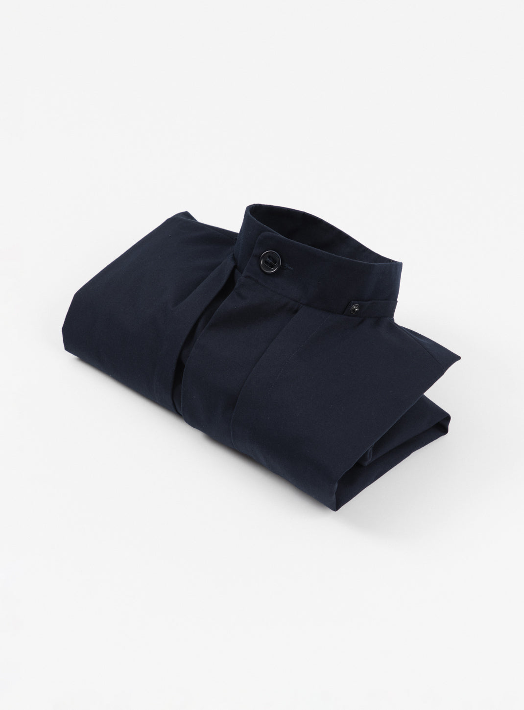 Multi Pockets Flapped Parka in Navy Blue Teflon