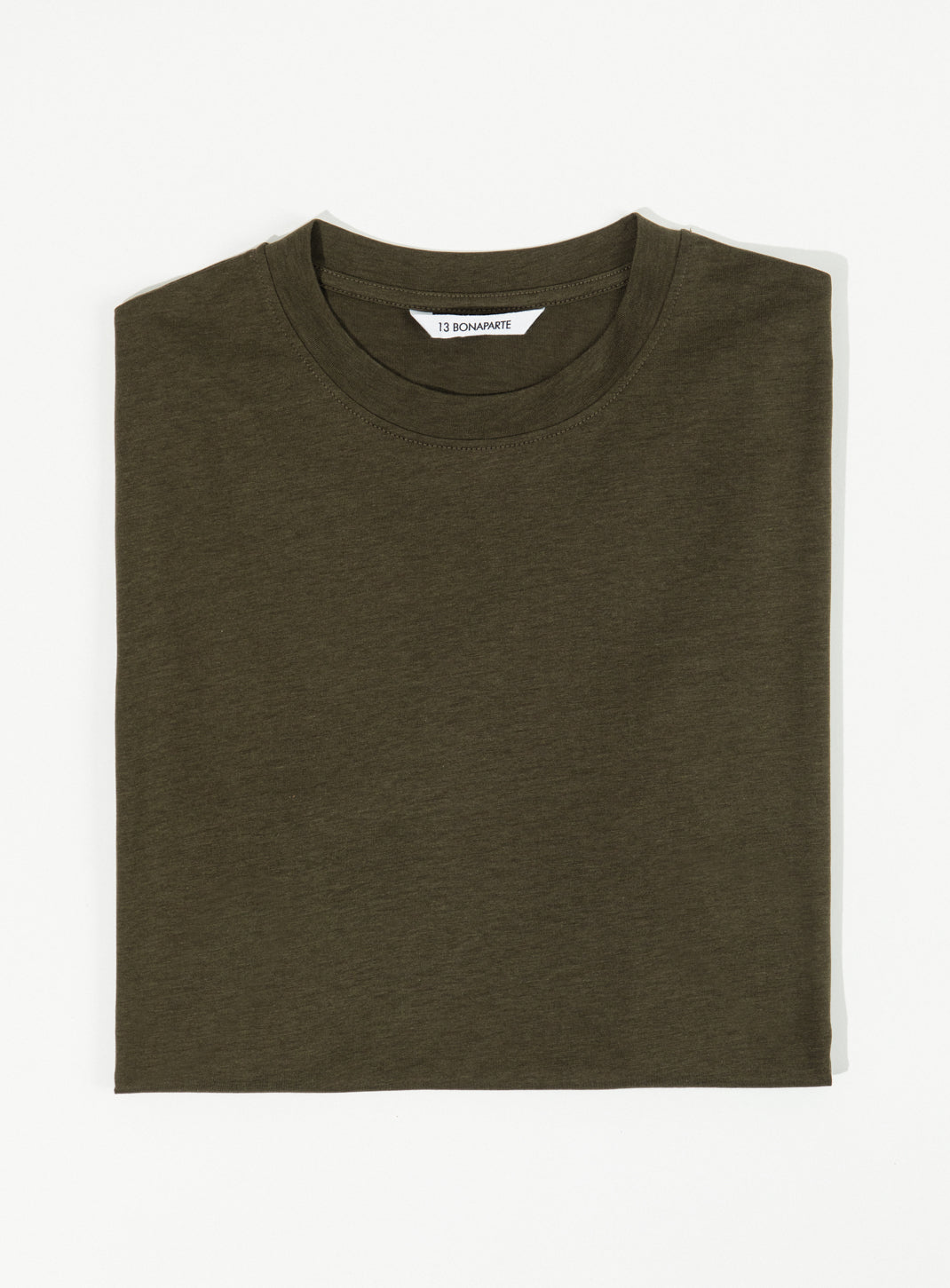 Sleeveless T-Shirt in Olive Eucalyptus & Cotton