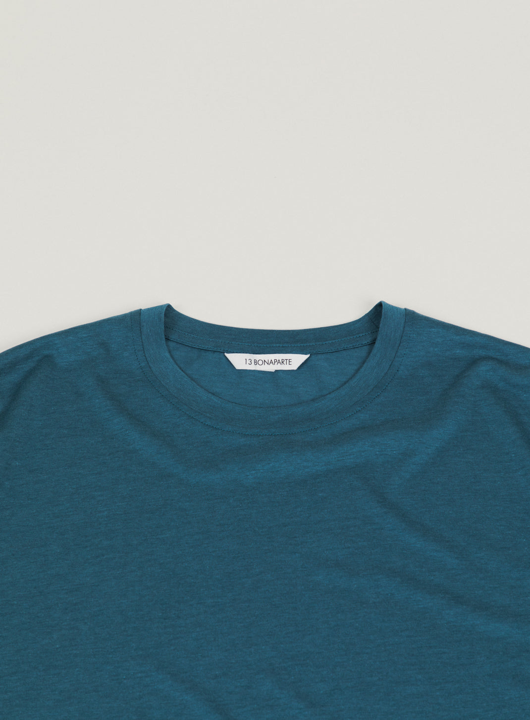 Short Sleeve T-Shirt in Petrol Blue Eucalyptus & Cotton