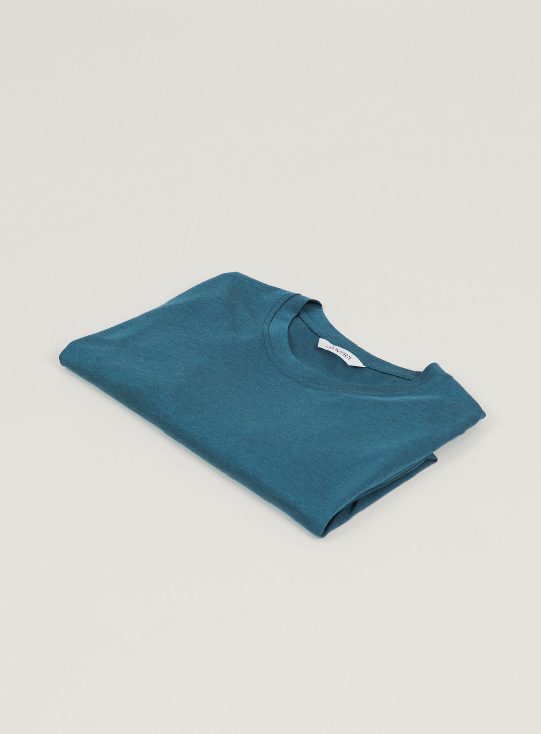Short Sleeve T-Shirt in Petrol Blue Eucalyptus & Cotton