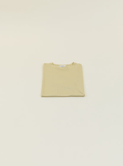 T-Shirt à Manches Courtes en Eucalyptus & Coton Gingembre