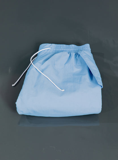 Pantalon à Poches Rabat en Ripstop Bleu Ciel