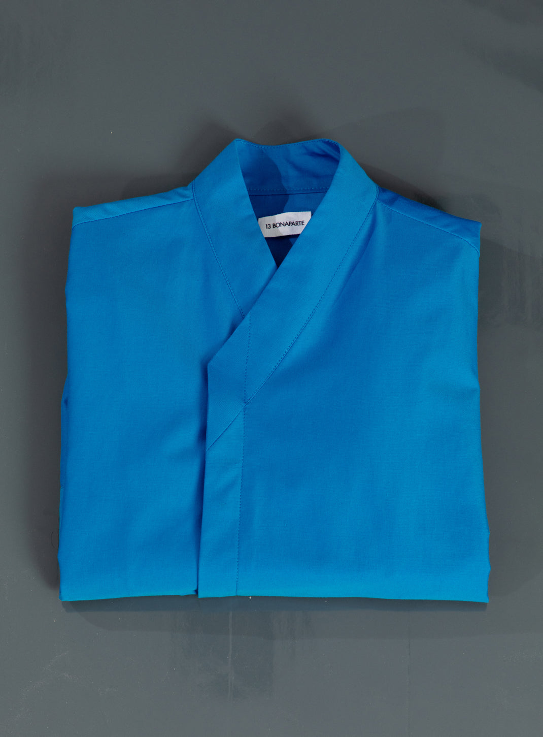 Bomber Kimono en Microfibre Bleu Electrique