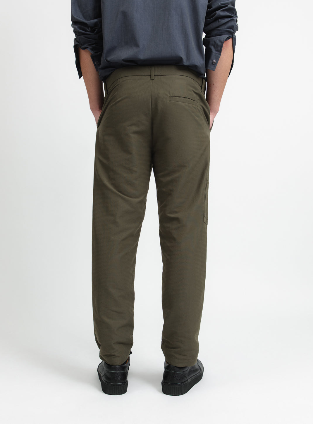 Pantalon de Trekking en Tissu Technique Léger Olive