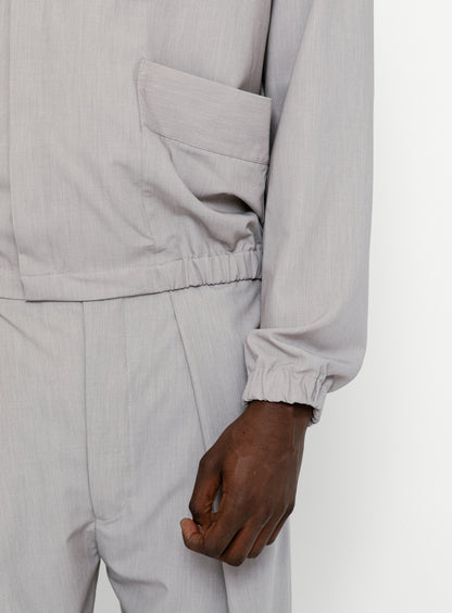 Bomber Kimono en Serge Grège