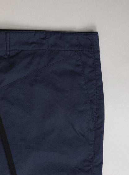 Short de bain de surf bleu marine en Ecocare Tactel