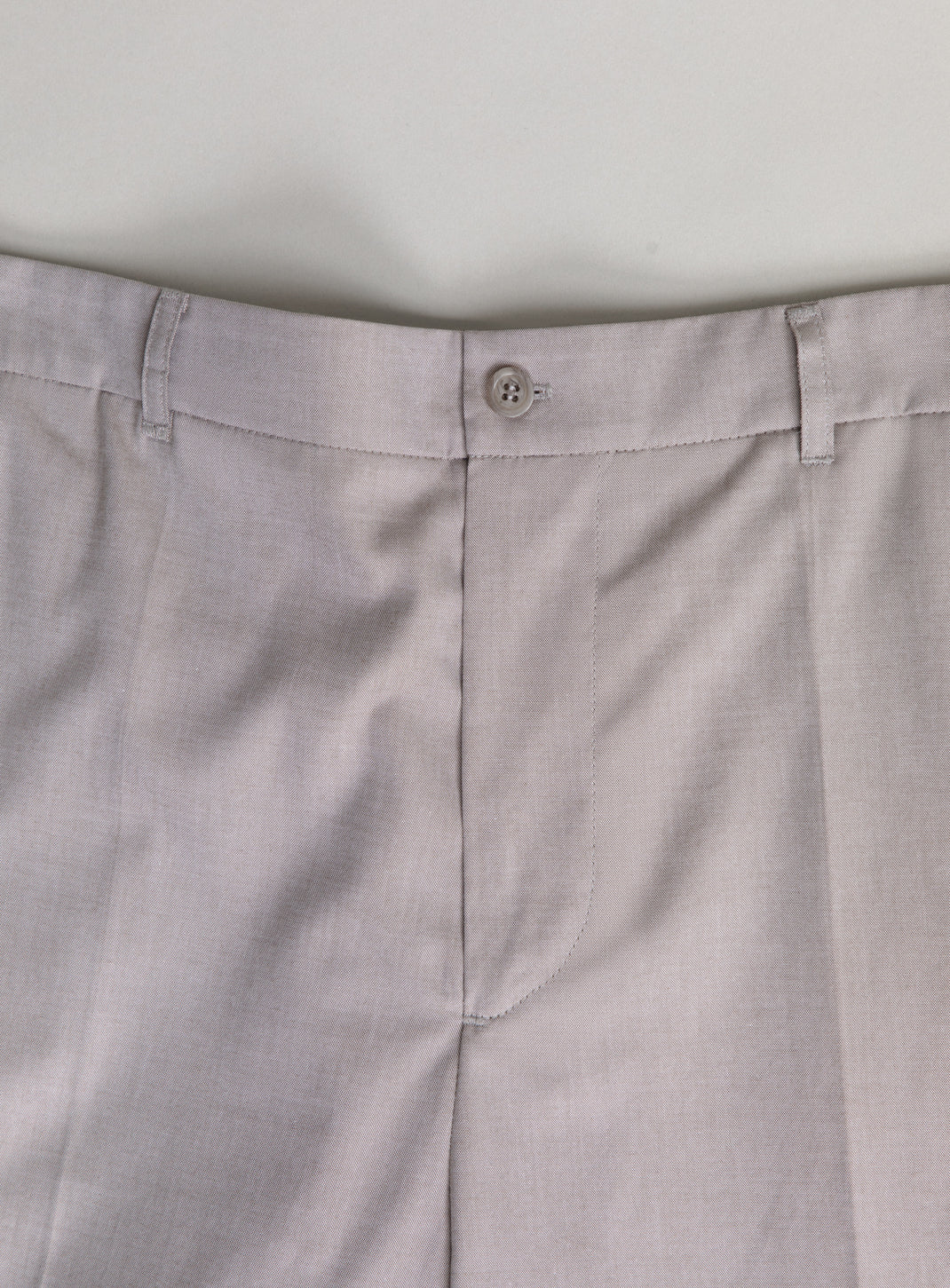 Pantalon à Revers en Oxford Grège