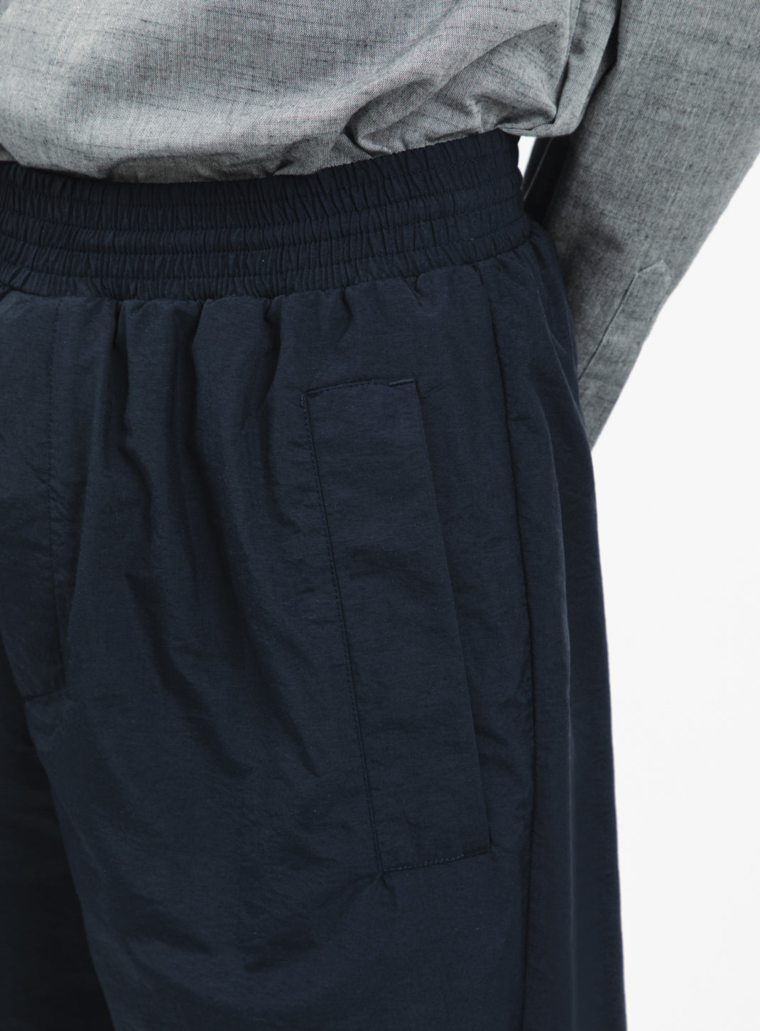 Pantalon Baggy en Microfibre Ecocare Bleu Marine