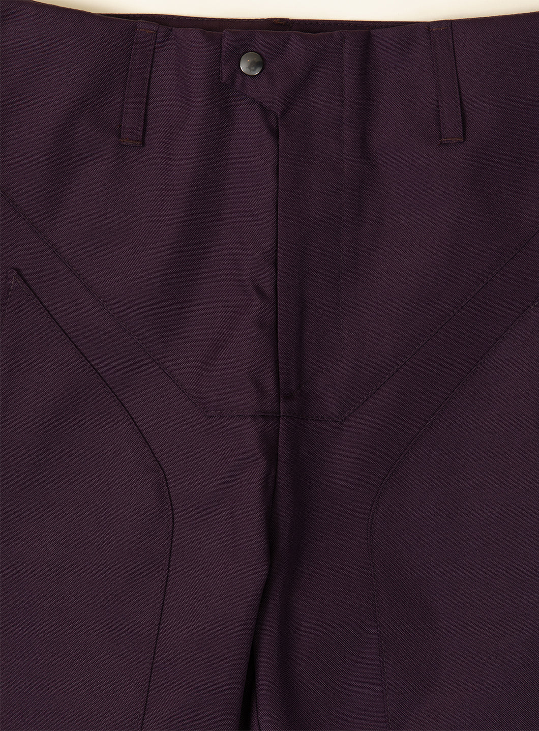 Pantalon Bionic en Nylon Grainé Aubergine