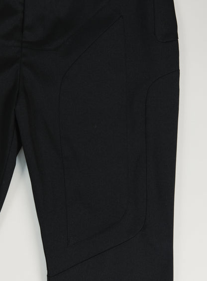Pantalon Bionic en Nylon Grainé Noir
