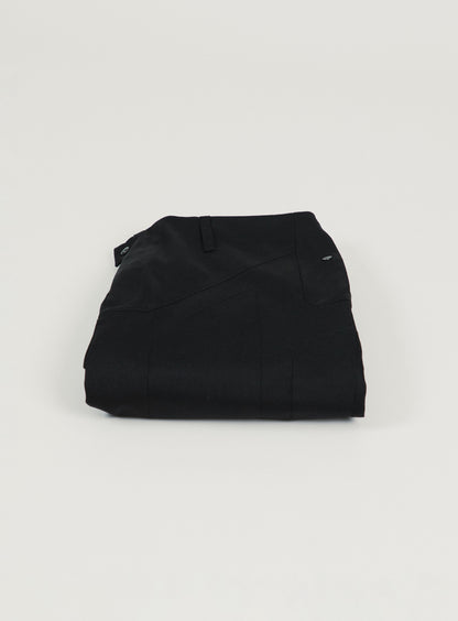 Pantalon Bionic en Nylon Grainé Noir