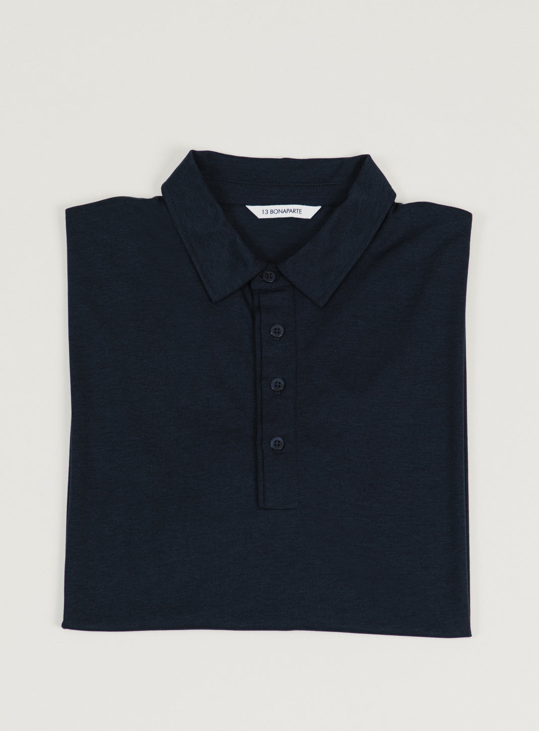 Chemise à manches courtes à pattes plissées, bleu marine Eucalyptus & Cotton