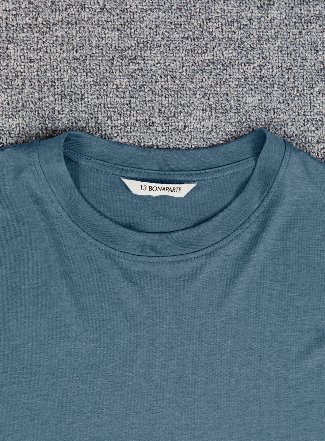 T-Shirt Sans Manches en Eucalyptus & Coton Bleu Pétrole