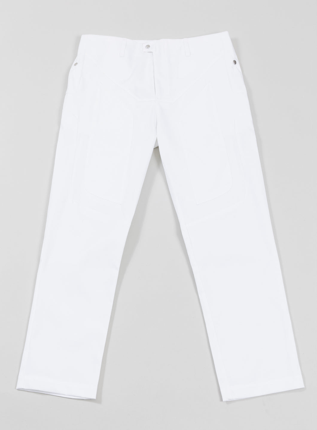 Pantalon Bionic en Nylon Grainé Blanc