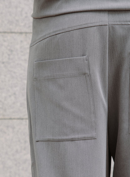 Ticket Pocket Pants in Taupe Grey Serge