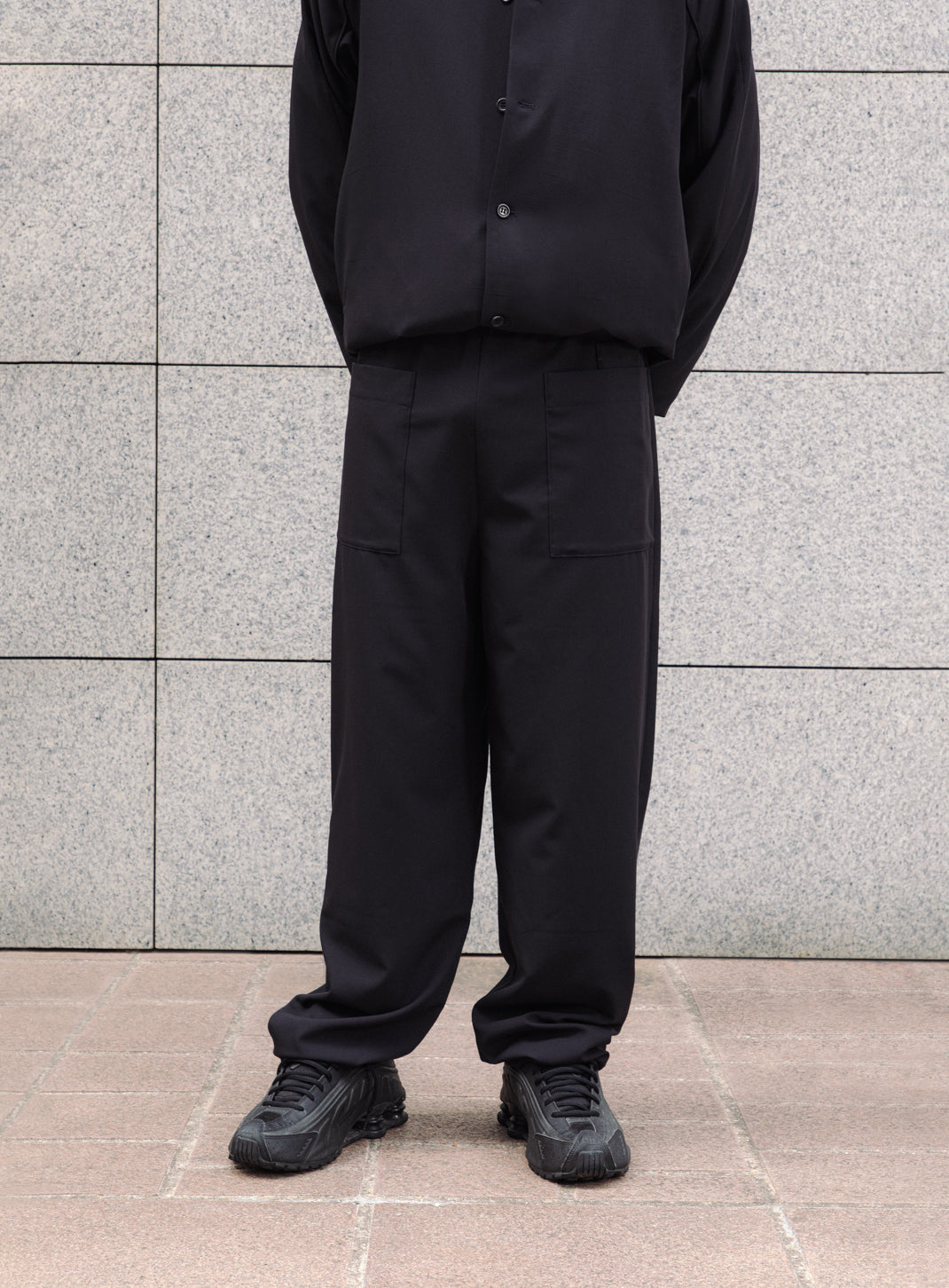 Ticket Pocket Pants in Navy Blue Serge