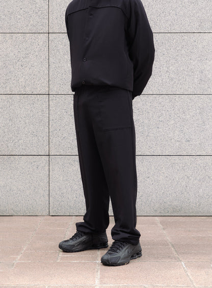 Ticket Pocket Pants in Navy Blue Serge