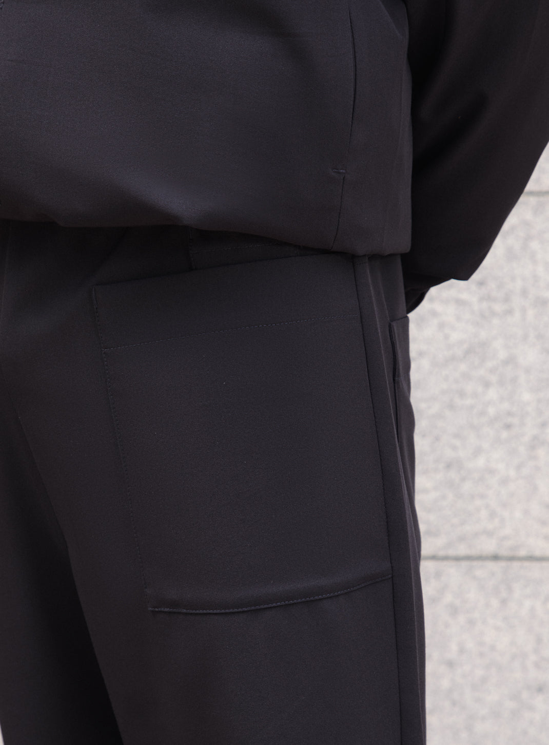 Ticket Pocket Pants in Navy Blue Serge