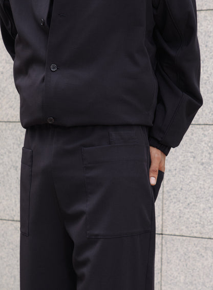 Ticket Pocket Pants in Navy Blue Serge