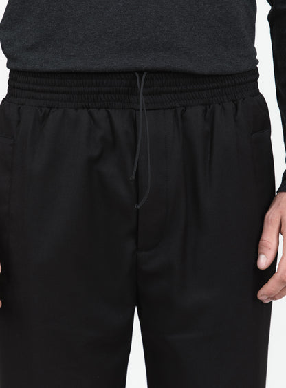 Baggy Pants in Black Serge