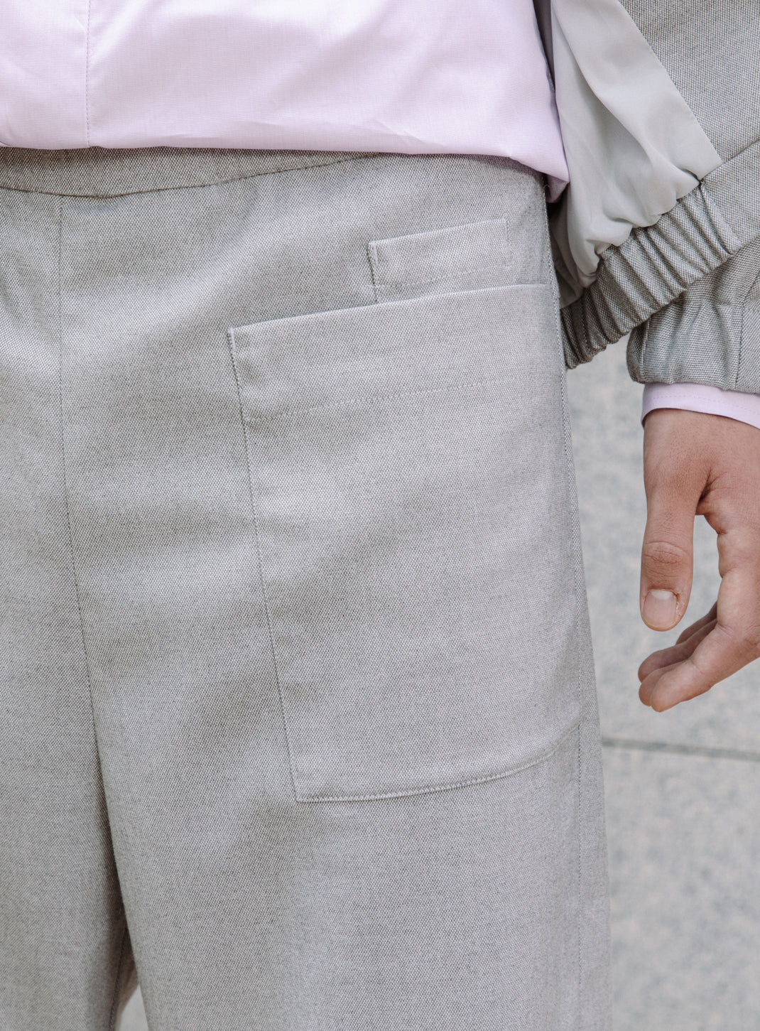Ticket Pocket Pants in Gravel Grey Serge