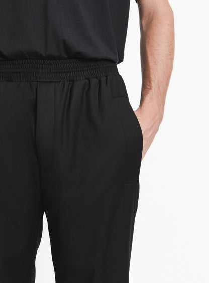 Baggy Pants in Black Serge