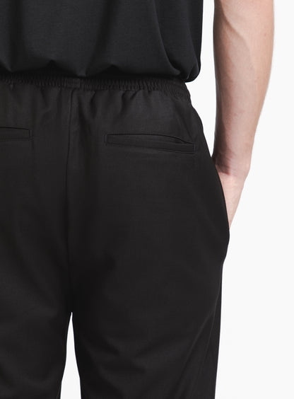 Baggy Pants in Black Serge