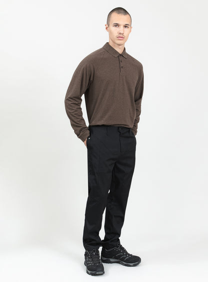 Bionic Pants in Black Grained Nylon