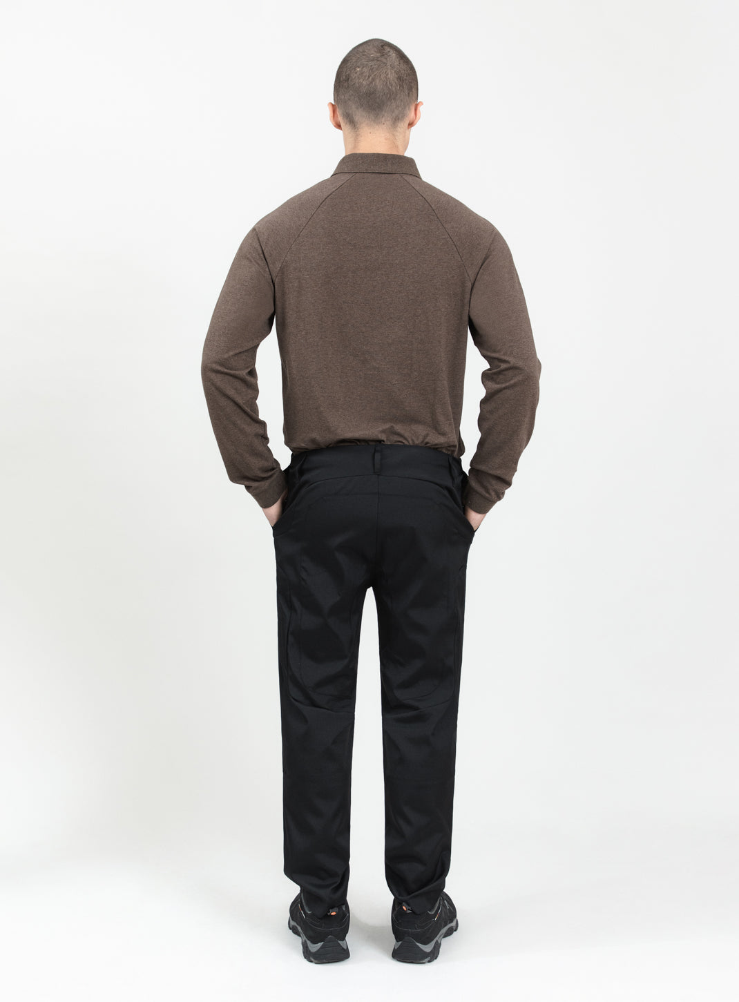 Bionic Pants in Black Grained Nylon
