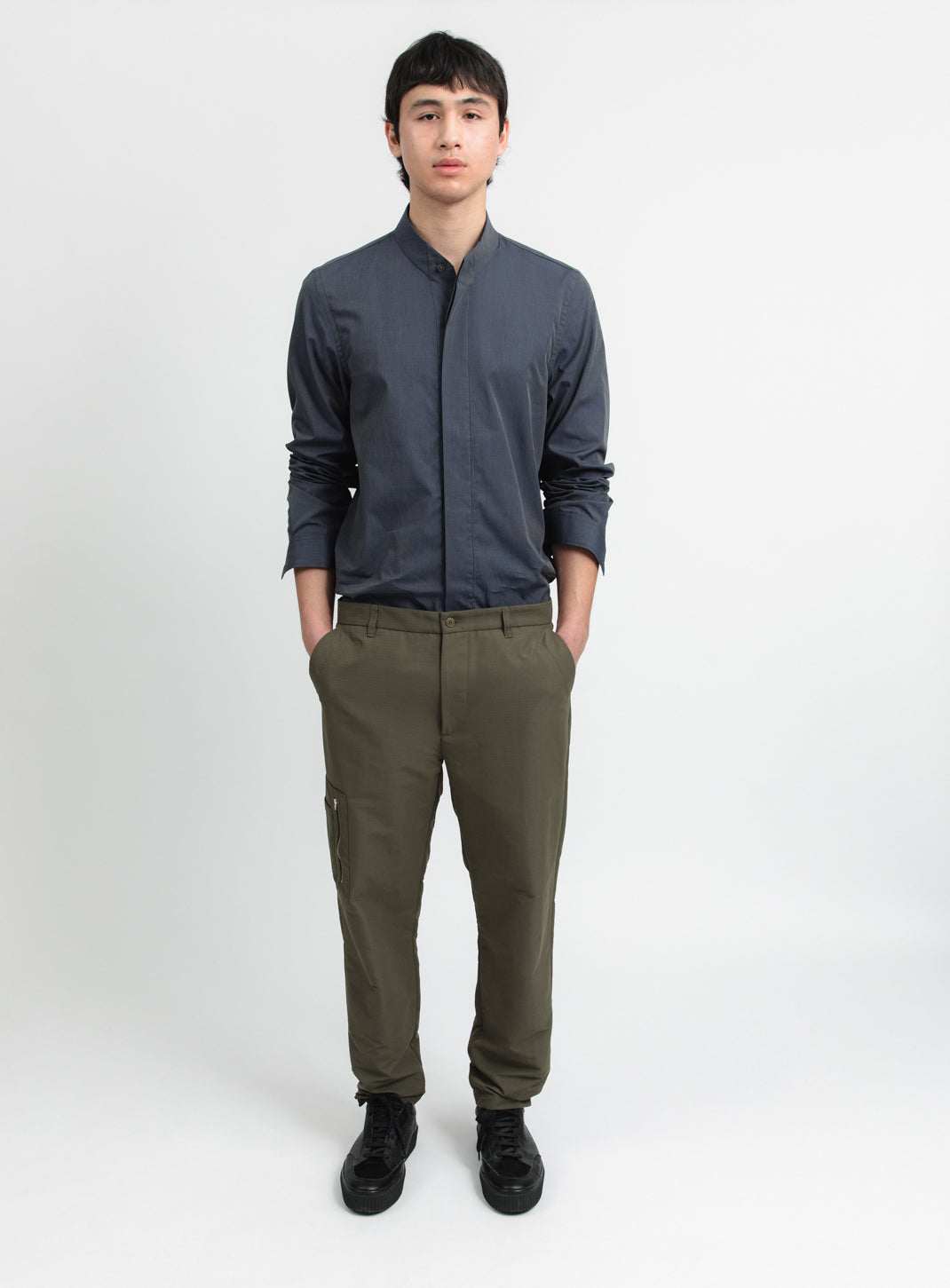 Trekking Pants in Olive Light Technical Fabric