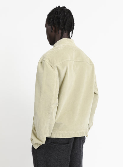 False Collar Jacket in Ginger Corduroy