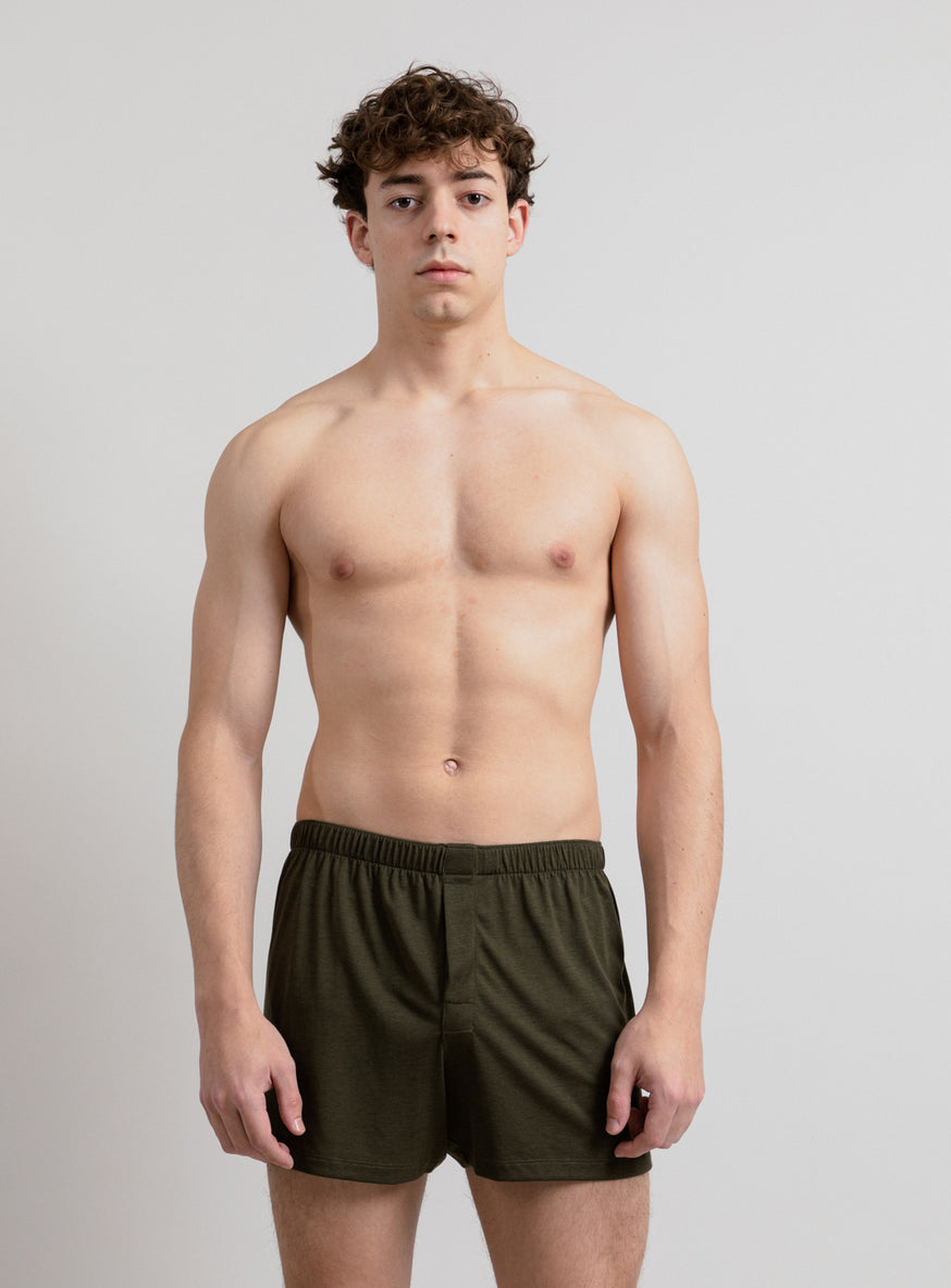 Underwear in Olive Eucalyptus & Cotton