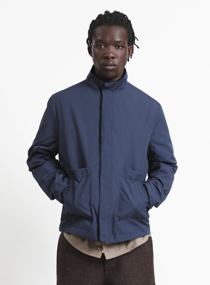Safari Jacket in Navy Blue Ripstop