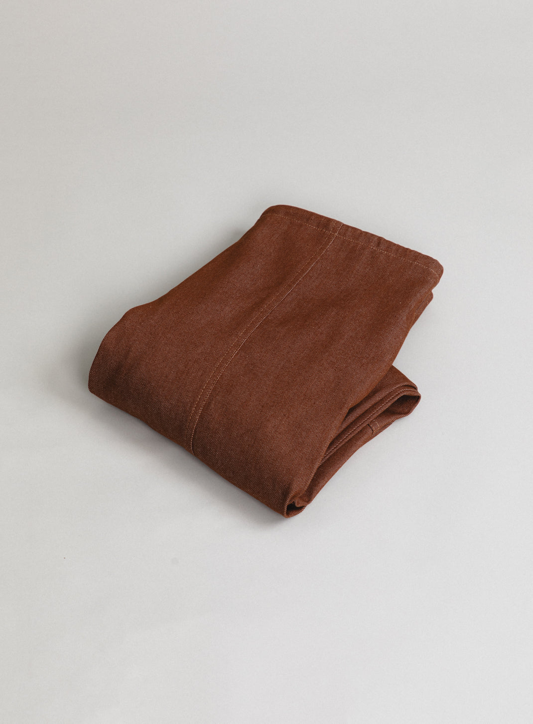 Lines Pants in Tobacco Denim Canvas