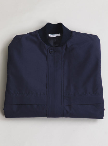 Light Sport Parka in Navy Blue Technical Microfiber
