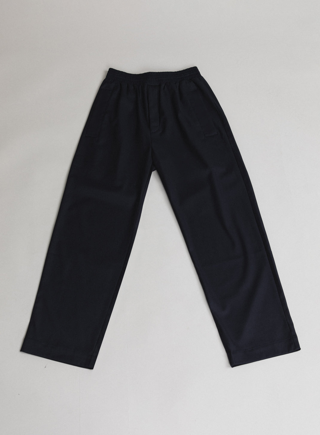 Baggy Pants in Navy Blue Serge