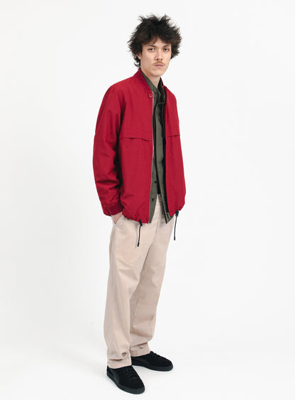 Sport Parka in Red Technical Microfiber